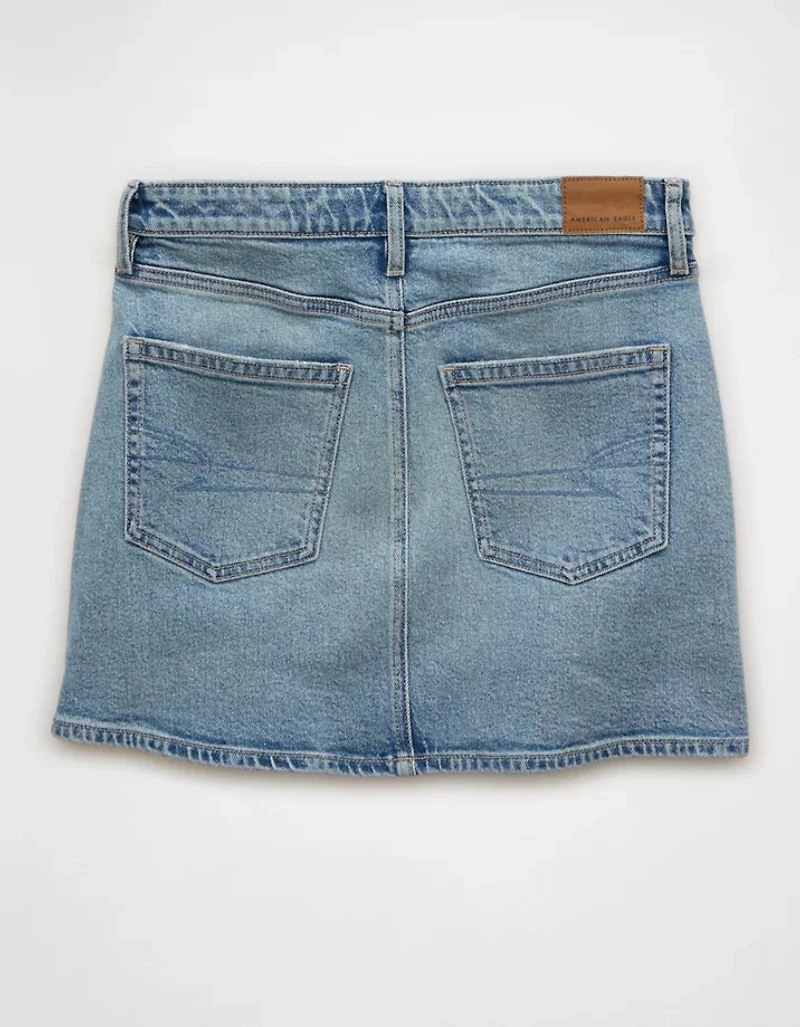 Minijupe parfaite à taille haute extensible AE