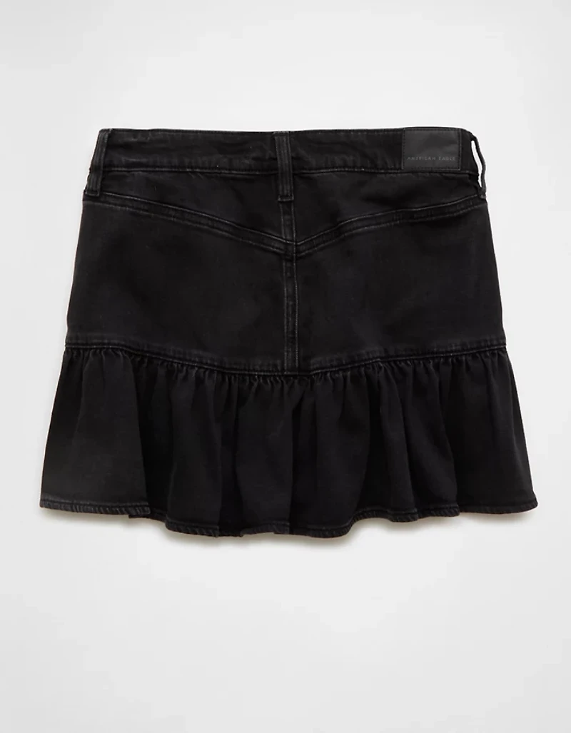 AE High-Waisted Ruffle Mini Skirt