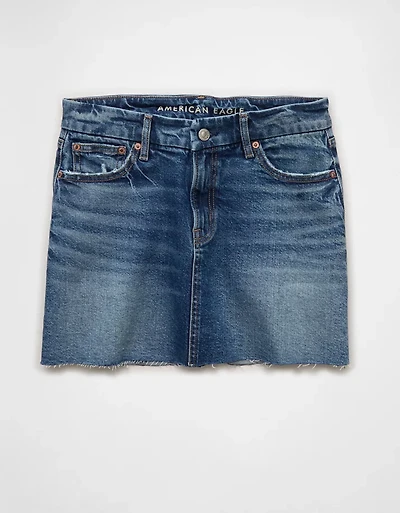 AE Curvy High-Waisted Mini Skirt