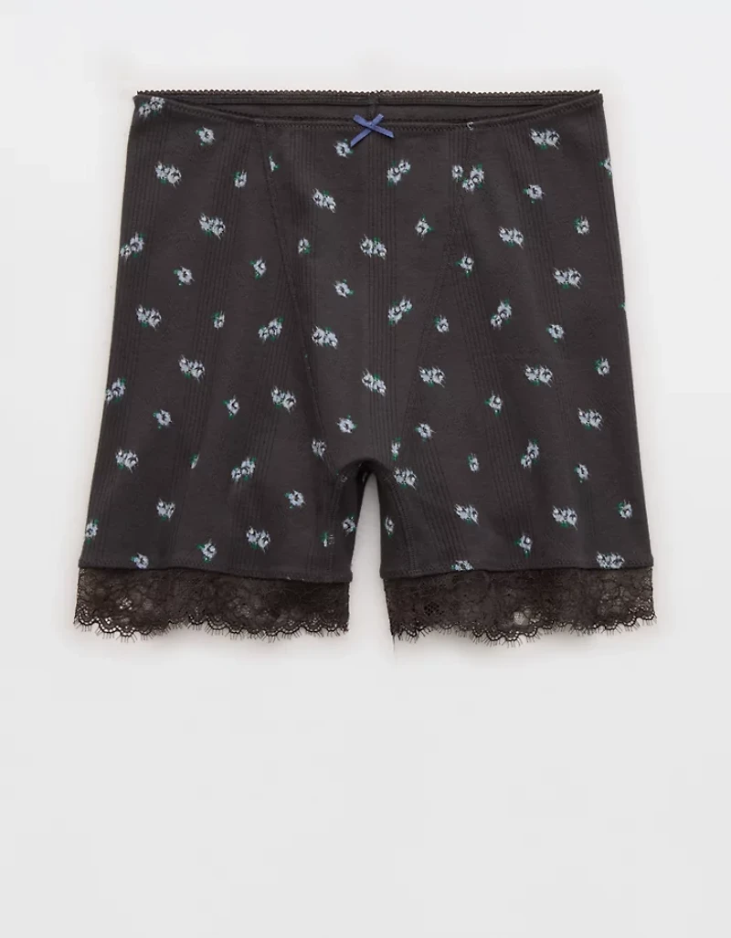Superchill Pointelle High Waisted Boyshort Underwear