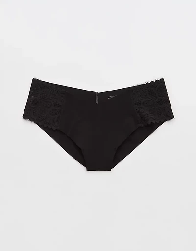 SMOOTHEZ No Show Coquette Lace Cheeky Underwear