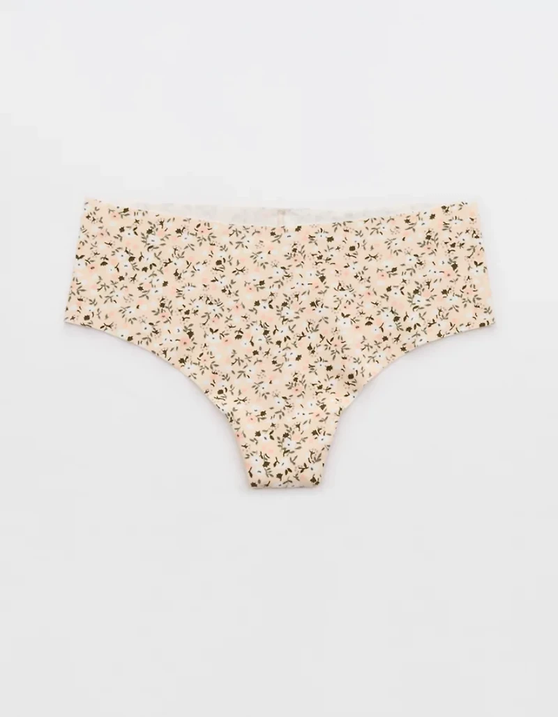 Superchill No Show Cotton Rib Mid Rise Thong Underwear