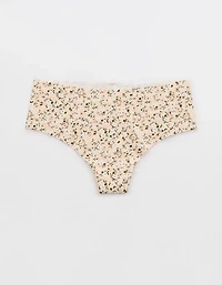 Superchill No Show Cotton Rib Mid Rise Thong Underwear