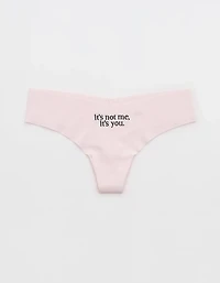 Superchill No Show Cotton Thong Underwear