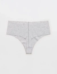 Superchill No Show Cotton Mid Rise Thong Underwear