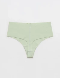 Superchill No Show Cotton Mid Rise Thong Underwear