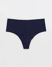 Superchill No Show Cotton Mid Rise Thong Underwear