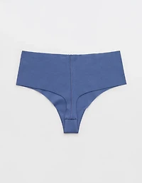 Superchill No Show Cotton Mid Rise Thong Underwear