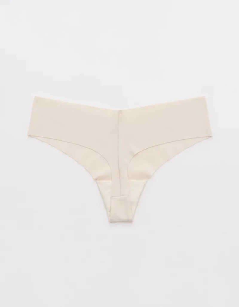 SMOOTHEZ No Show Rib Thong Underwear