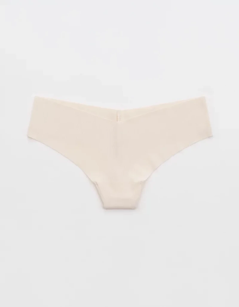 SMOOTHEZ No Show Rib Thong Underwear