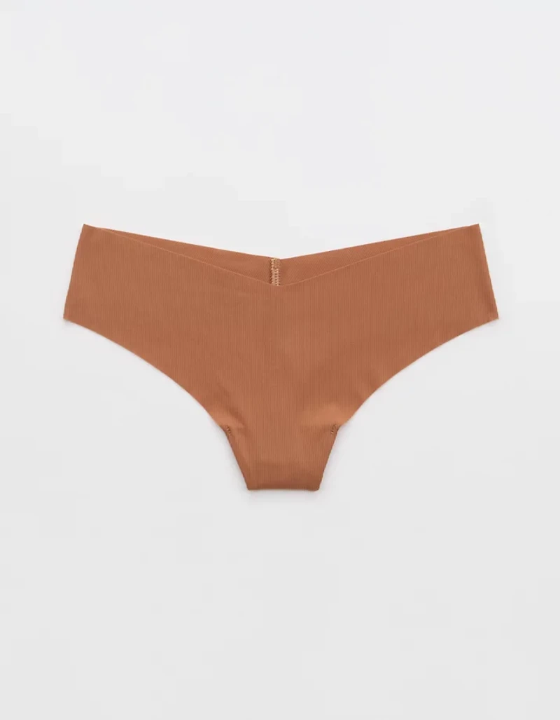 SMOOTHEZ No Show Rib Thong Underwear