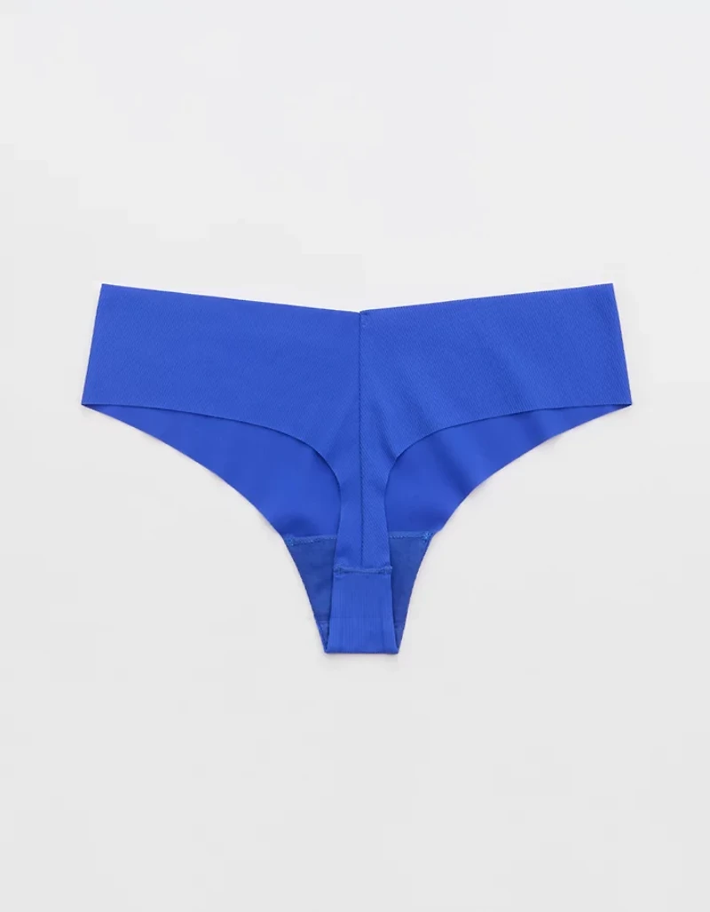 SMOOTHEZ No Show Rib Thong Underwear