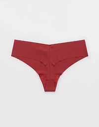 SMOOTHEZ No Show Rib Thong Underwear