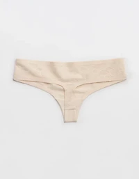 SMOOTHEZ No Show Lace Thong Underwear