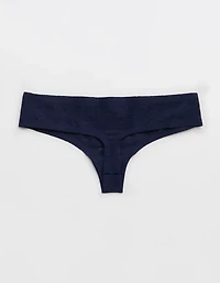 SMOOTHEZ No Show Lace Thong Underwear