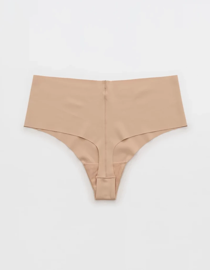 SMOOTHEZ No Show Mid Rise Thong Underwear