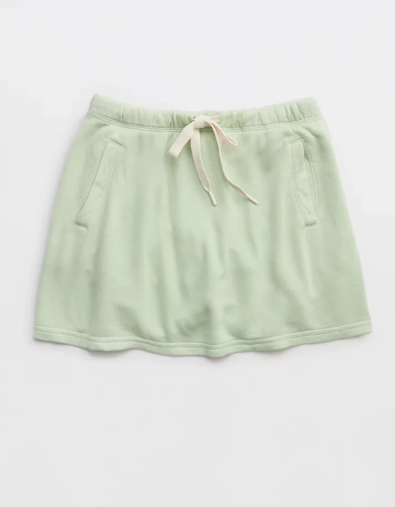 OFFLINE By Aerie Keep It 100 Terry Mini Skirt