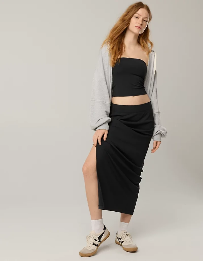 OFFLINE By Aerie Thumbs Up Heavyweight Maxi Skirt