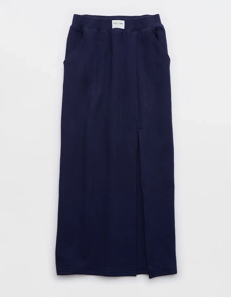 OFFLINE By Aerie Coffee Run Maxi Skirt