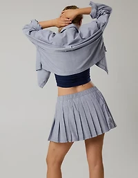 OFFLINE By Aerie Oxford Mini Skirt