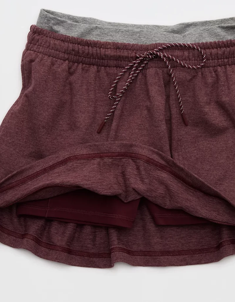 OFFLINE By Aerie Weekend Away Layered Waistband Skirt