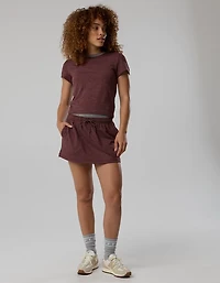 OFFLINE By Aerie Weekend Away Layered Waistband Skirt