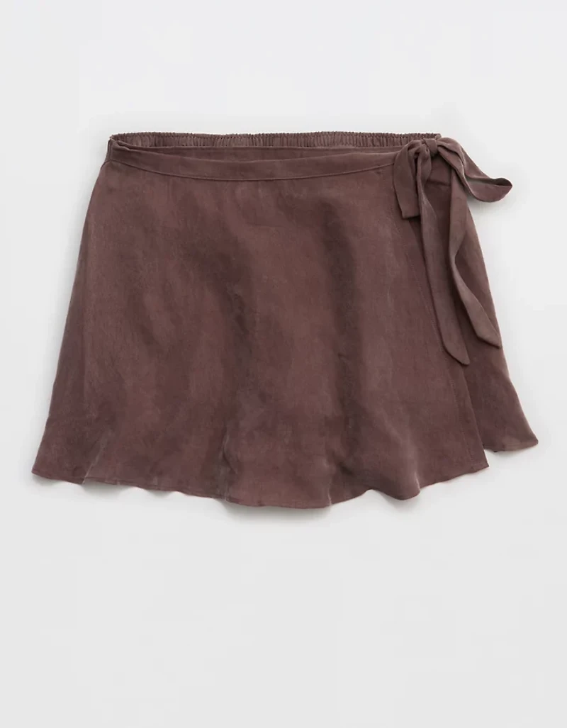 OFFLINE By Aerie You're So Smooth Wrap Skirt