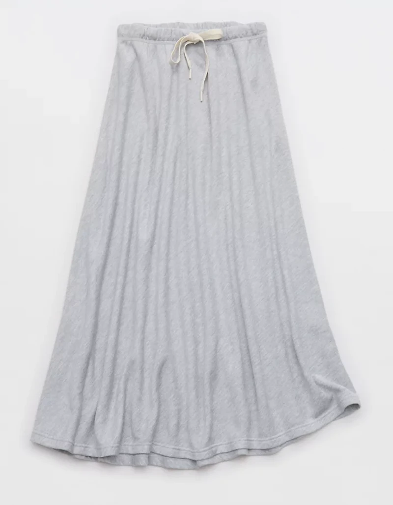 OFFLINE By Aerie Keep It 100 Terry Maxi Skirt