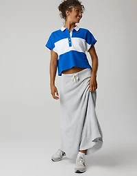 OFFLINE By Aerie Keep It 100 Terry Maxi Skirt