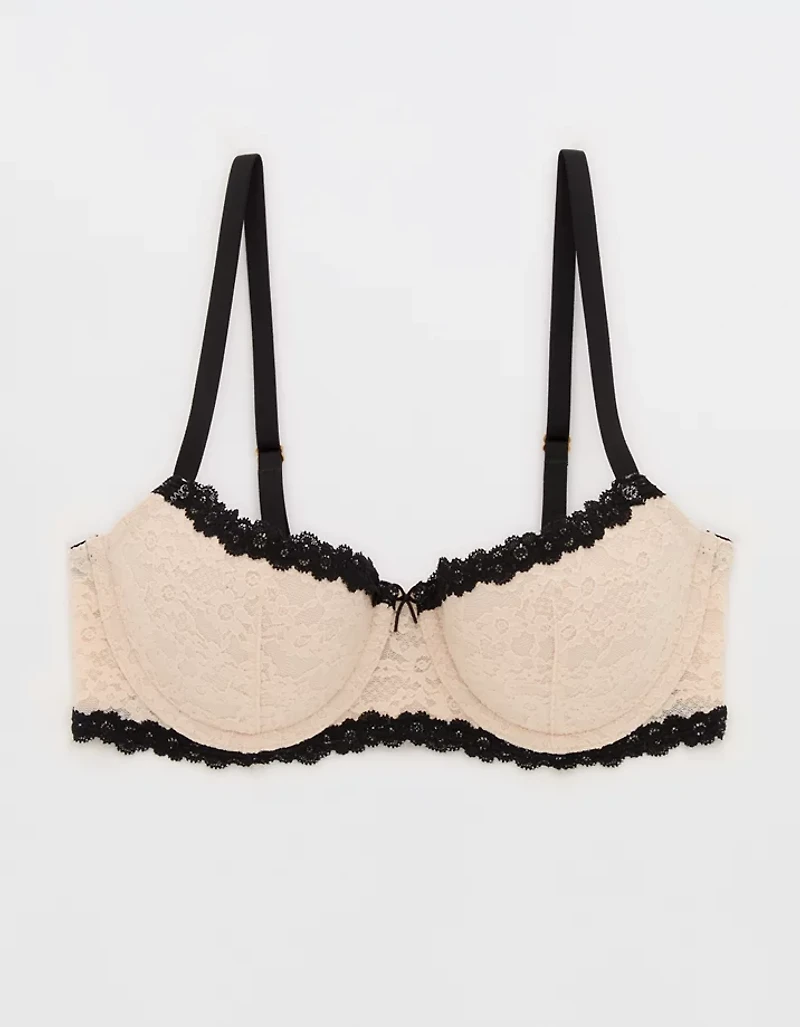 Show Off Vintage Lace Lightly Lined Balconette Bra