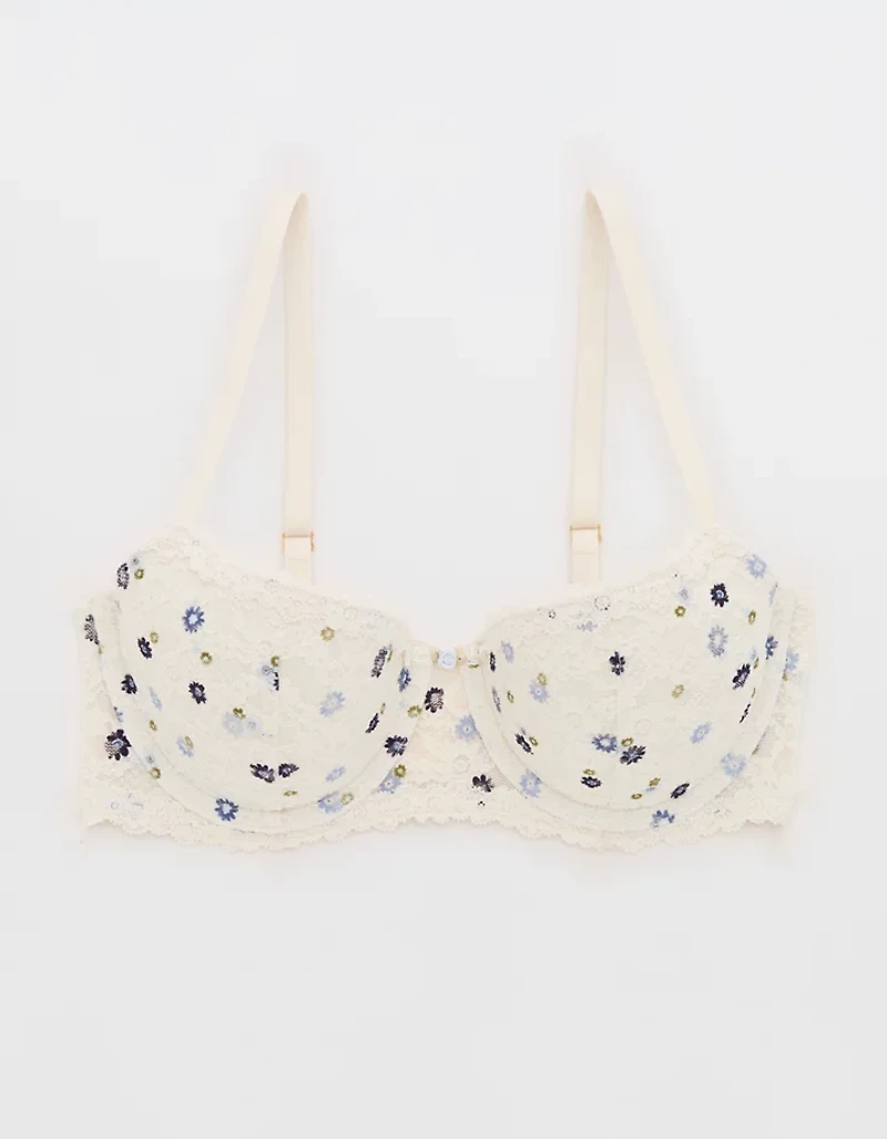 Show Off Vintage Lace Lightly Lined Balconette Bra