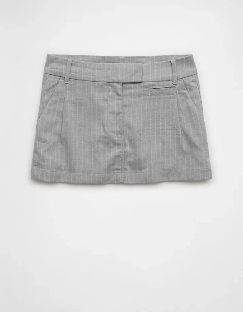 AE Low-Rise Pinstripe Mini Skort