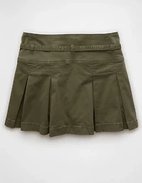 AE Stretch Low-Rise Pleated Mini Skort