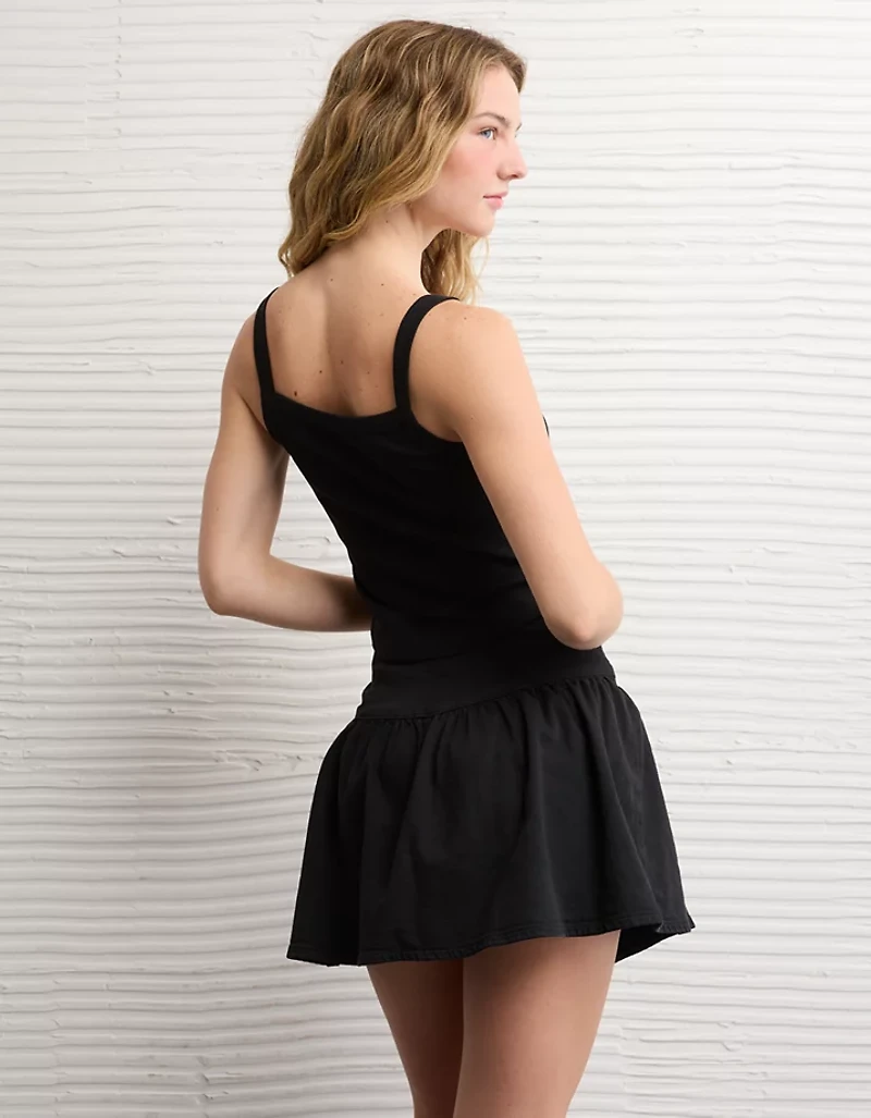 AE High-Waisted Dipped-Waist Mini Skort