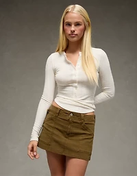 AE Stretch Low-Rise Micro Skort