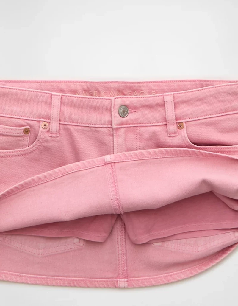 Minijupe-short parfaite à taille très basse extensible AE