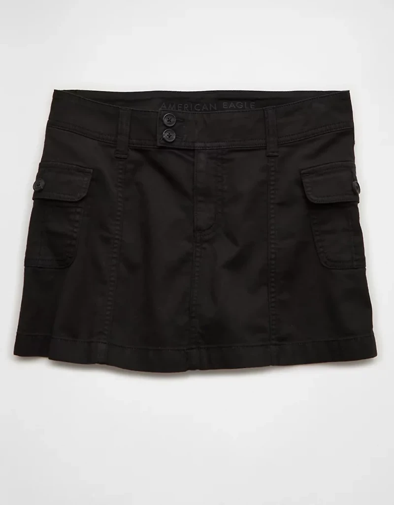 AE Low-Rise A-Line Mini Skirt