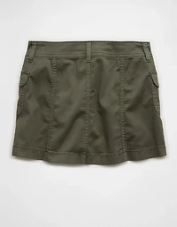 Minijupe trapèze à taille basse AE
