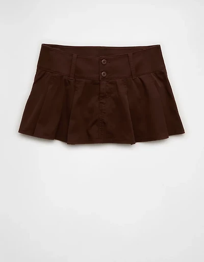 AE Stretch Super Low-Rise Perfect Pleated Micro Skort