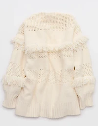 Aerie Fringe Cardigan