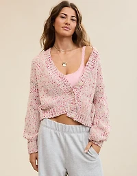 Aerie Confetti Cardigan
