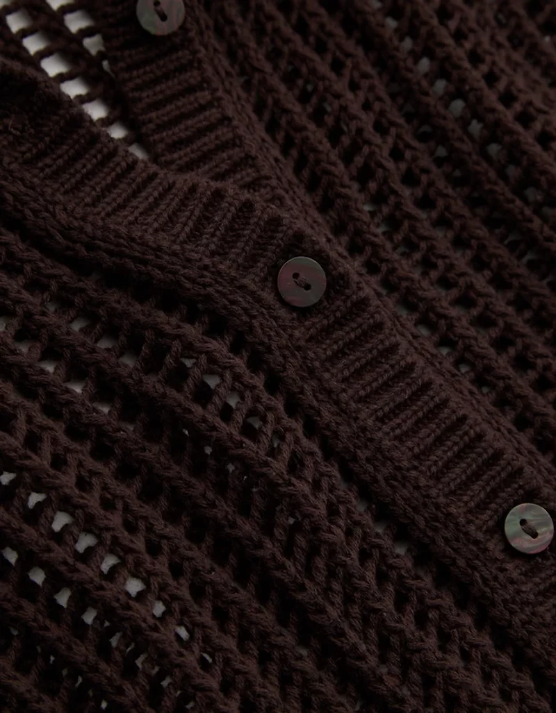 Aerie Short Sleeve Polo Sweater