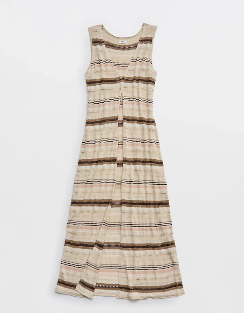 Aerie Shimmer Duster Sweater