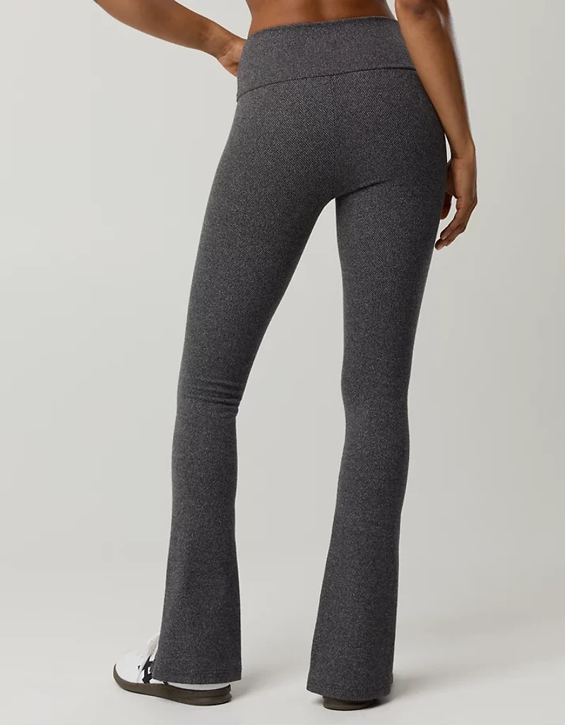 OFFLINE By Aerie Jacquard Twill Mini Flare Legging