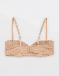 Show Off Rosey Lace Strapless Push Up Bra