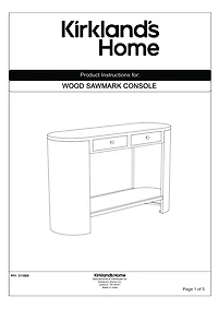 Sawmark 2-Drawer Console Table