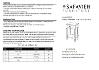 Brown Wood Phoebe End Table