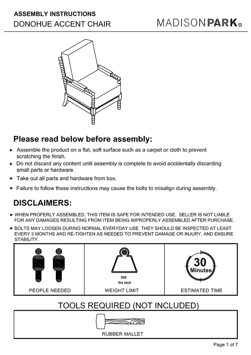 Sunnee Blue Upholstered Wood Accent Chair