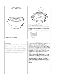 Gray Resin Elevated Fountain
