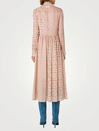 Georgette Shirt Dress Kaleidoscope Print